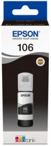 Epson 106 Bouteille d’encre photo noire originale – C13T00R140