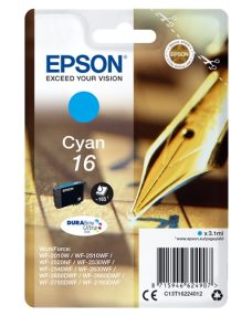 Cartouche d’encre cyan originale Epson T1622 – C13T16224012