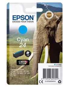 Cartouche d’encre cyan originale Epson T2422 (24) – C13T24224012