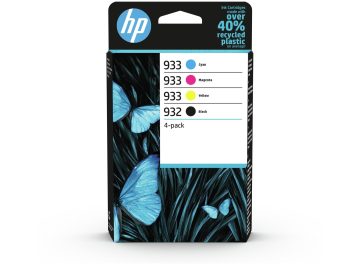 HP 932 + 933 Pack de 4 cartouches d’encre originales – 6ZC71AE