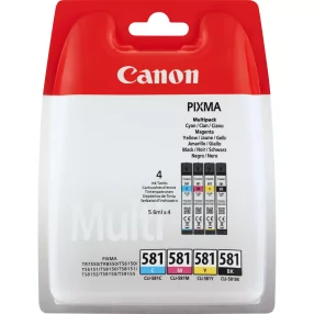 Canon CLI581 Pack de 4 cartouches d’encre originales – 2103C004