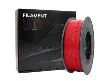 Filament PLA 3D – Diamètre 1.75mm – Bobine 1kg – Couleur rouge