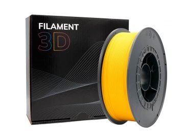 Filament PLA 3D – Diamètre 1.75mm – Bobine 1kg – Couleur Jaune