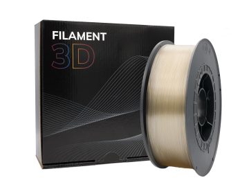 Filament PLA 3D – Diamètre 1.75mm – Bobine 1kg – Couleur Transparente