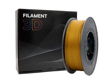 Filament PLA 3D – Diamètre 1.75mm – Bobine 1kg – Couleur Or