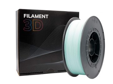 Filament PLA 3D – Diamètre 1.75mm – Bobine 1kg – Couleur Turquoise Clair