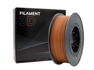 Filament PLA 3D – Diamètre 1.75mm – Bobine 1kg – Couleur Marron