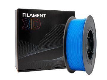 Filament PLA 3D – Diamètre 1.75mm – Bobine 1kg – Couleur Bleu Clair