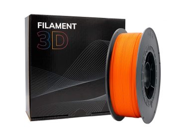 Filament PLA 3D – Diamètre 1.75mm – Bobine 1kg – Couleur Orange