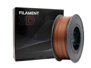 Filament PLA 3D – Diamètre 1.75mm – Bobine 1kg – Couleur Bronze