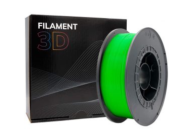 Filament PLA 3D – Diamètre 1.75mm – Bobine de 1kg – Couleur Vert Fluorescent