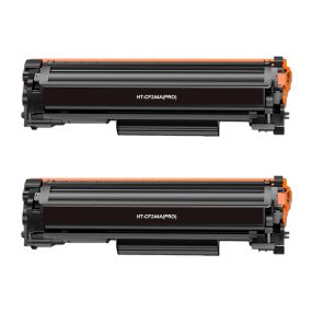 HP CF244A Noir Pack de 2 cartouches de toner génériques –  44A