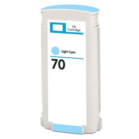 HP 70 Cyan Light Pigment Ink Cartridge Generic – Replaces C9390A