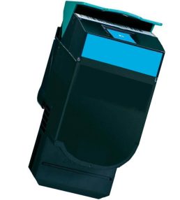 Lexmark CX410/CX510 Cartouche de toner générique cyan –  80C2HC0/80C2HCE/802HC