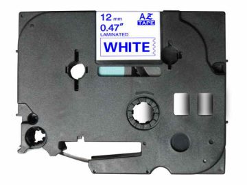 Brother TZe233 Ruban adhésif laminé générique – Texte bleu sur fond blanc – Largeur 12 mm x 8 mètres