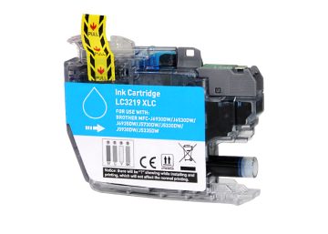 Cartouche cyan compatible Brother LC3219XLC