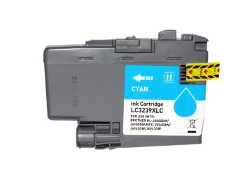 Cartouche cyan compatible Brother LC3239XLC