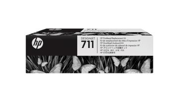 Tête d’impression originale HP 711 + 4 cartouches d’encre – C1Q10A