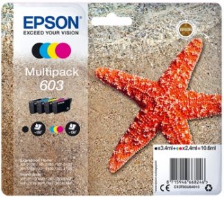 Epson 603 Pack de 4 cartouches d’encre originales – C13T03U64010