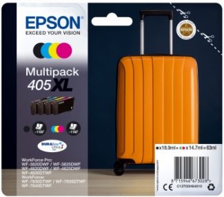 Epson 405XL Pack de 4 cartouches d’encre originales – C13T05H64010