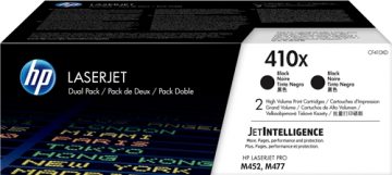 HP CF410X Noir Pack de 2 cartouches de toner originales – 410X