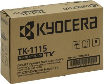 Kyocera TK1115 Cartouche de toner original noir – 1T02M50NL0/1T02M50NL0/1T02M50NL1