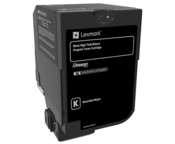 Lexmark CS720/CS725 Cartouche de toner original noir – 74C2HK0