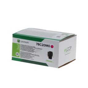 Lexmark CS421/CS521/CS622/CX421/CX522/CX622/CX625 Cartouche de toner magenta d’origine – 78C20M0