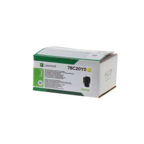 Lexmark CS421/CS521/CS622/CX421/CX522/CX622/CX625 Cartouche de toner jaune originale – 78C20Y0