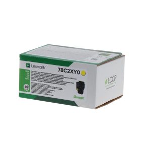 Lexmark CS421/CS521/CS622/CX421/CX522/CX622/CX625 Cartouche de toner jaune d’origine – 78C2XY0/78C2XYE