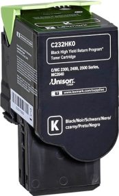 Lexmark C2325/C2425/C2535/MC2325/MC2425/MC2535/MC2640 Cartouche de toner original noir – C232HK0