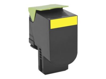 Lexmark CX410/CX510 Cartouche de toner jaune d’origine – 80C2HY0/80C2HYE/802HY