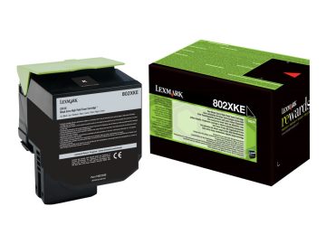 Lexmark CX510 Cartouche de toner original noir – 80C2XK0/80C2XKE/802XK