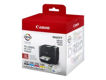 Canon PGI2500XL Pack de 4 cartouches d’encre originales – 9254B004