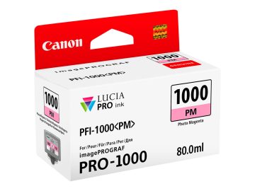 Cartouche d’encre photo originale Canon PFI1000 Magenta – PFI1000PM/0551C001