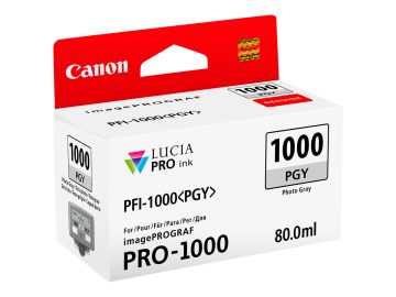 Cartouche d’encre photo originale Canon PFI1000 gris – PFI1000PGY/0553C001