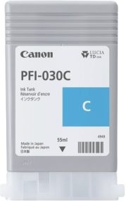 Cartouche d’encre cyan originale Canon PFI030 – 3490C001