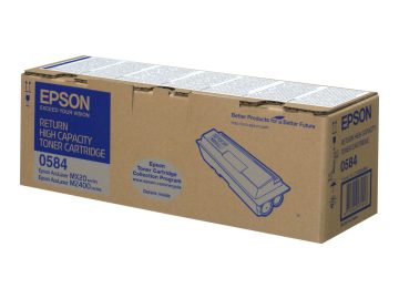 Cartouche de toner original noir Epson Aculaser M2400/MX20 – C13S050584/C13S050582