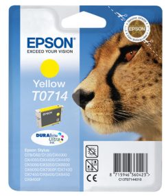 Cartouche d’encre jaune originale Epson T0714 – C13T07144012