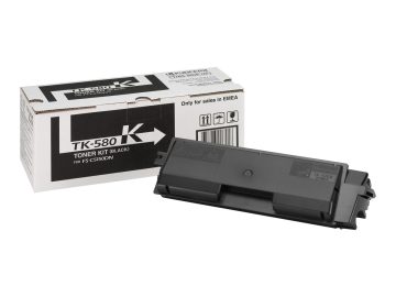 Kyocera TK580 Cartouche de toner original noir – 1T02KT0NL0/TK580K