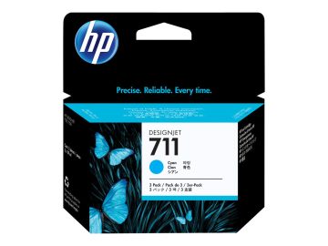 Cartouches d’encre d’origine HP 711 Cyan – CZ134A