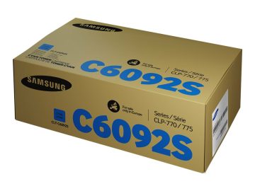 Cartouche de toner original cyan Samsung CLP770/CLP775 – CLT-C6092S/SU082A