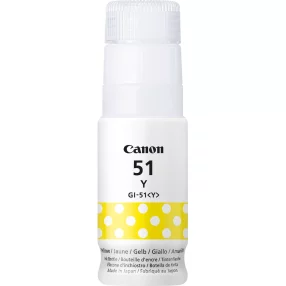 Bouteille d’encre jaune originale Canon GI51 – GI51Y/4548C001