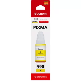 Bouteille d’encre jaune originale Canon GI590 – GI590Y/1606C001