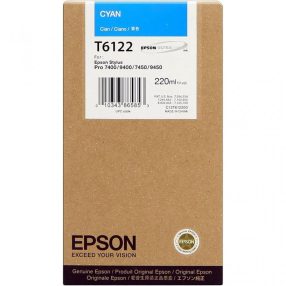 Cartouche d’encre cyan originale Epson T6122 – C13T612200