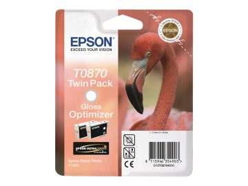 Epson T0870 Pack de 2 cartouches d’encre originales Brightness Enhancers – C13T08704010