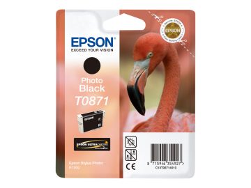 Epson T0871 Cartouche d’encre photo noire originale – C13T08714010