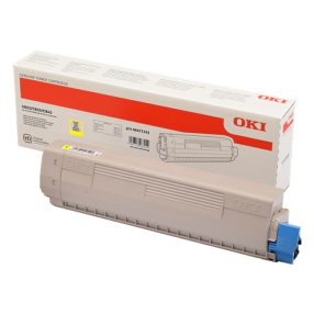 OKI C823/C833/C843 Cartouche de toner jaune originale – 46471101