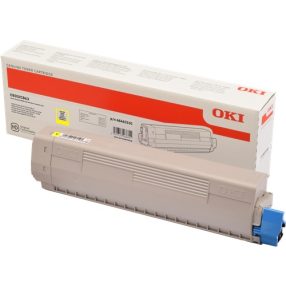 OKI C833/C843 Cartouche de toner jaune originale – 46443101