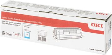 OKI C834/C844 Cartouche de toner original cyan – 46861307